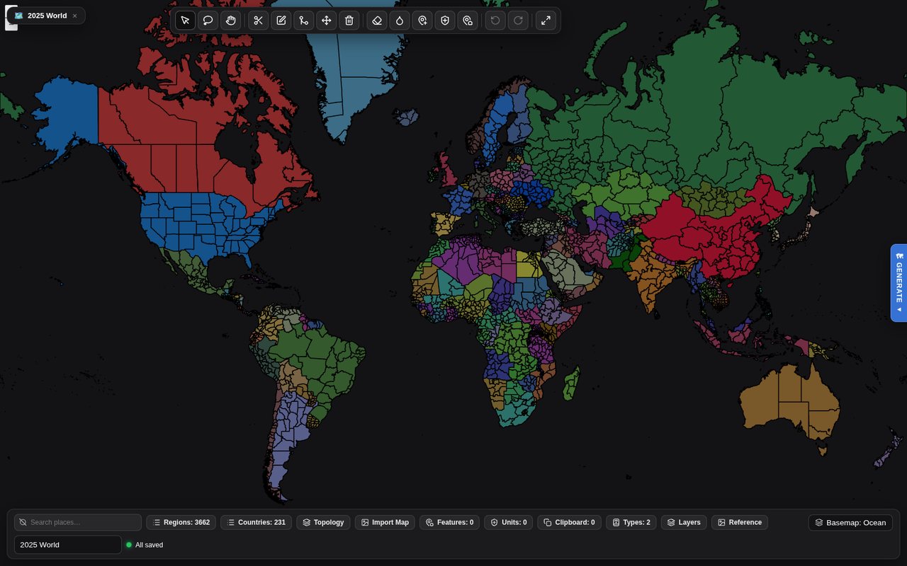 The map editor